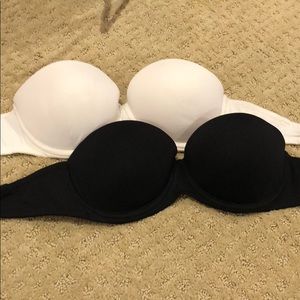 Victoria Secret Strapless Bras 32 C